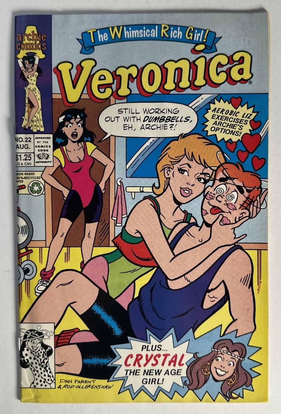 Veronica 22 1992 Archie Comics Crystal the New Age Girl Good Condition